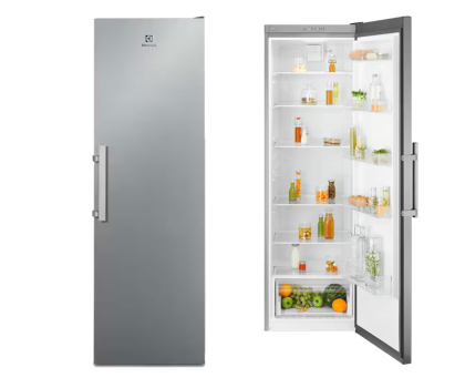 Lodówka i zamrażarka Lodówka Electrolux LRS3DE39U 186cm Srebrna 395L